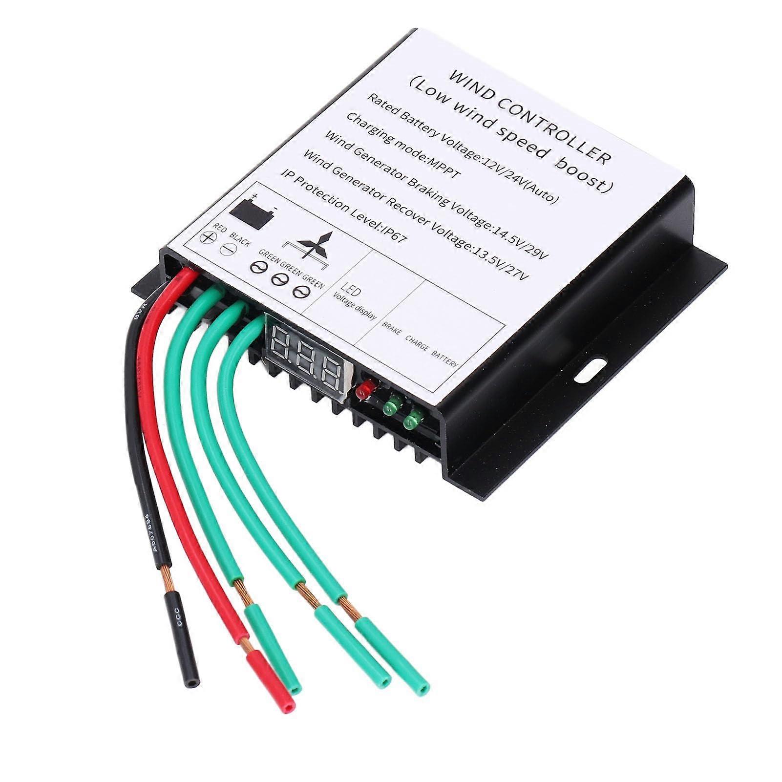 MPPT Wind Charge Controller 12V 24V Waterproof  Energy Capture for OffGrid Wind Systems
