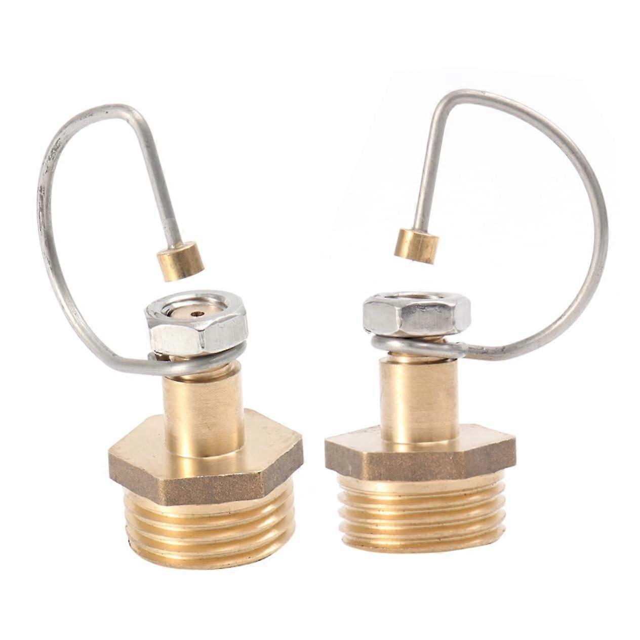 2pcs Garden Irrigation Nozzle with Fine Atomizing Spray, Durable Copper for Lawn and Flower