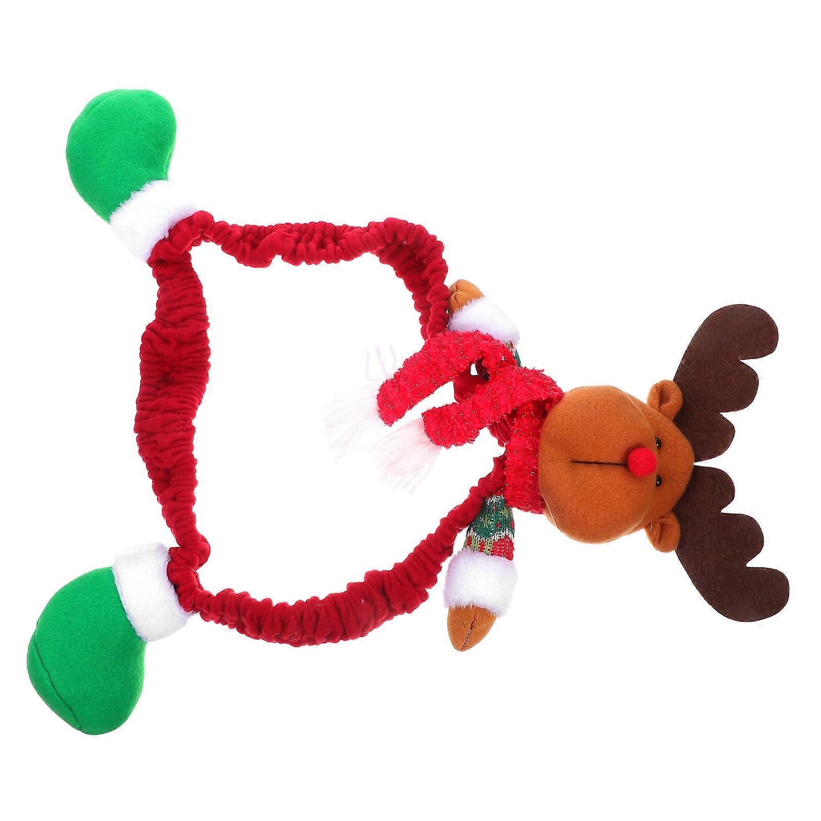 Computer Screen Cover for Christmas Decoration 2Pcs Elk Red Protector