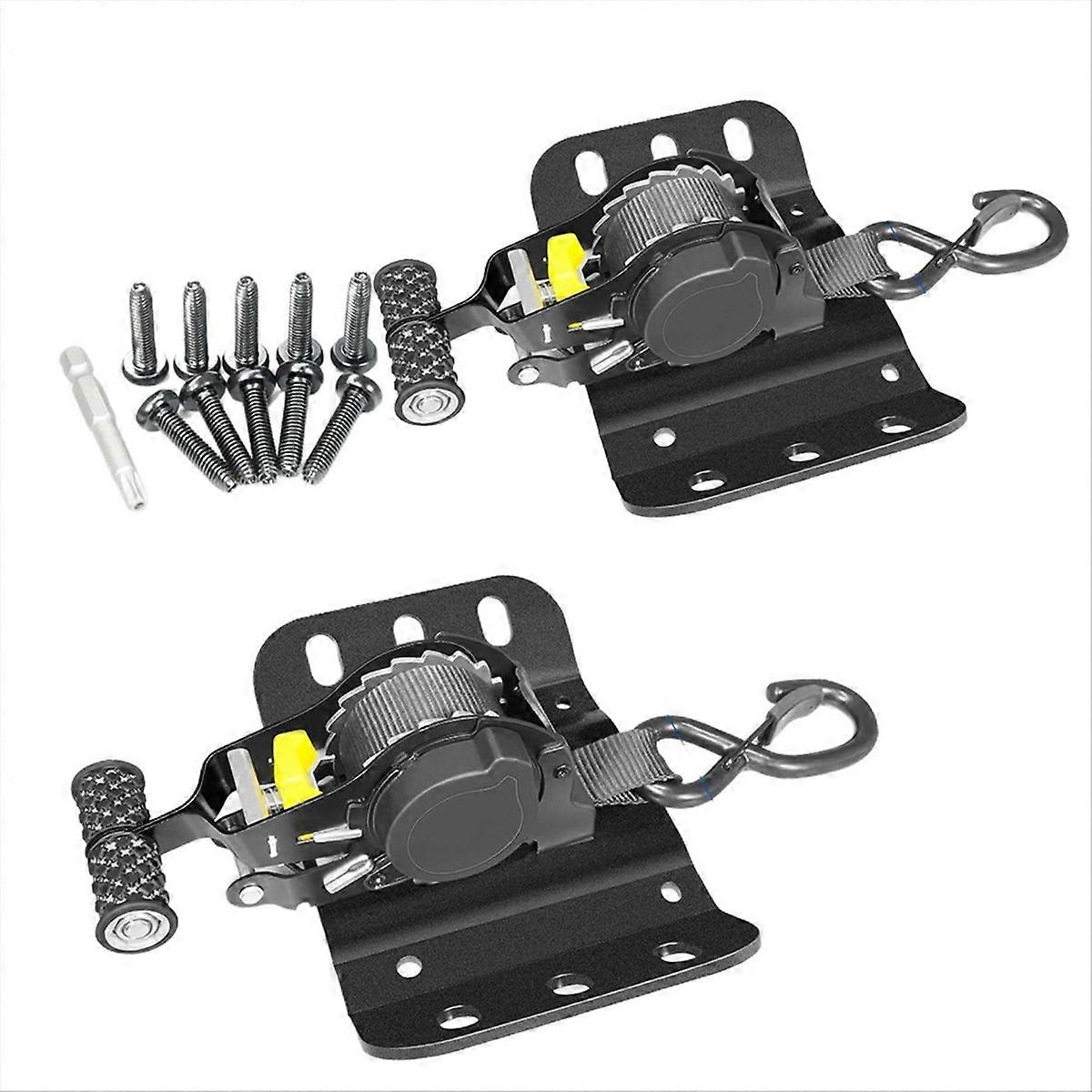 Retractable Ratchet Straps Compatible with for 2 Pack