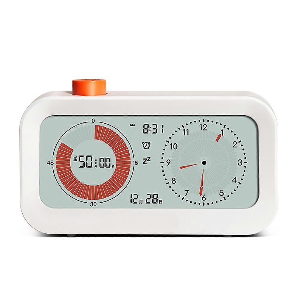 Digital Productivity Visual Timer Count Up/Down Function Alarm Calendar Display Clock Snooze Setting Time Management Tool