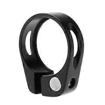 Durevole Metallo Bici Bicicletta Ciclismo Sella Reggisella Reggisella Morsetto (Nero, 31,8 mm)