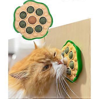 Jouets à l'herbe à chat, boules d'herbe à chat Lotus Pod, boule d'énergie supplémentaire pour chat, jouet nettoyant pour les dents à l'herbe à chat, friandises comestibles pour chats toutes races