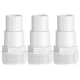 3pcs Pratique Pompe De Piscine Partie Piscine Réparation Pompe Adaptateur Piscine Pompe En Plastique Adaptateur