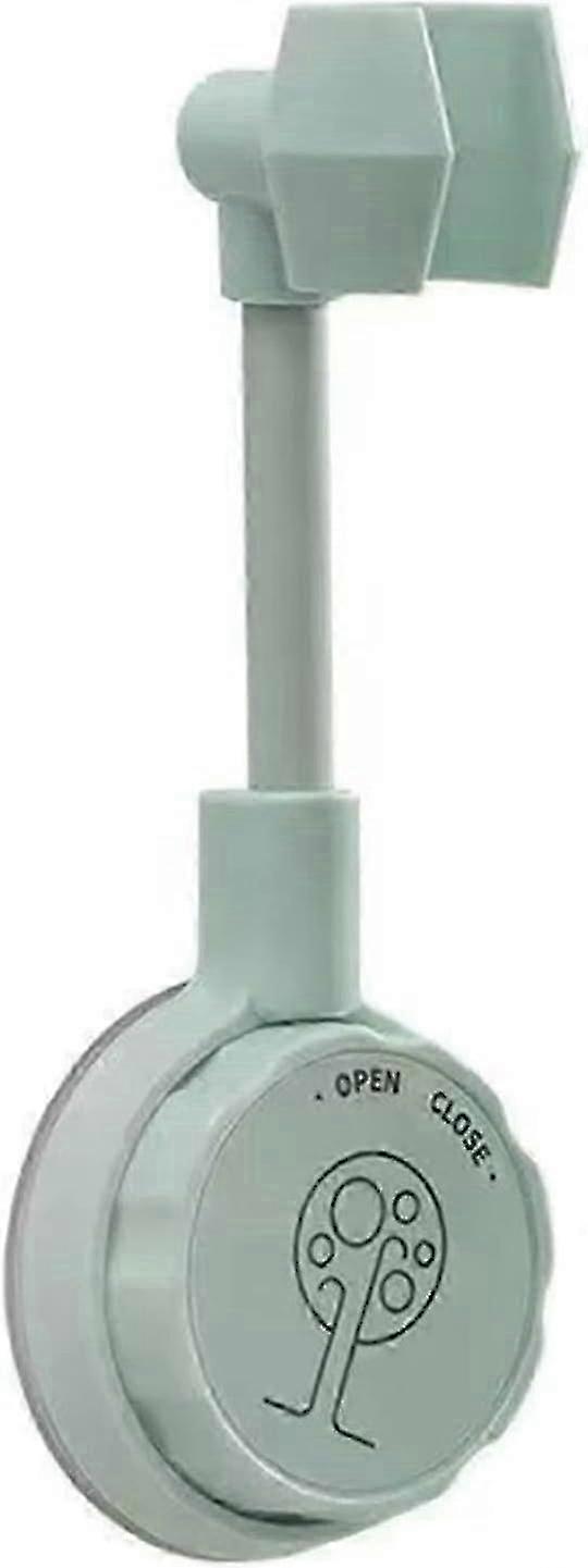 Adjustable suction cup shower head holder - wall mount without perforation