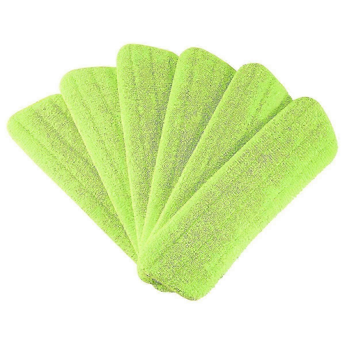 6-Pack Wet Mop Replacement Pads Compatible with Reveal Mop, Washable