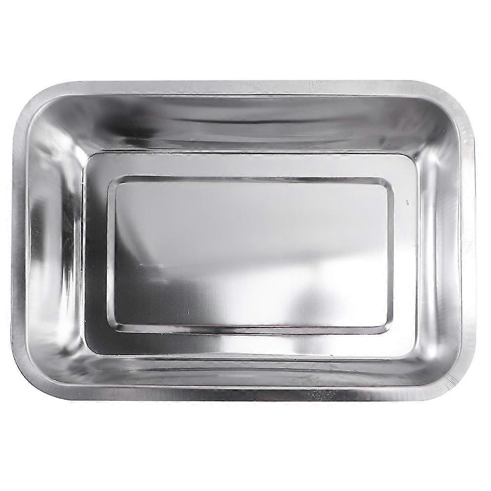 Stainless Steel Storage Plate for Storage 1Pcs Multifunctional Rectangular Plate