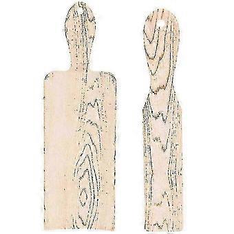2pcs Hair Coloring Paddles for Salon Highlights & DIY Hair Dye Application Tools