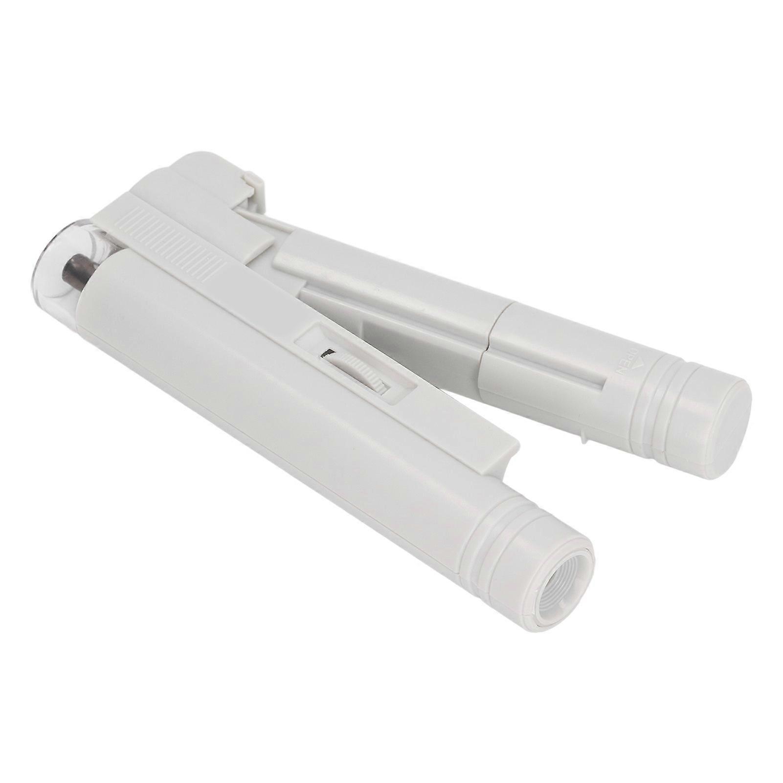 LED Lighted Pocket Microscope 150X Double Tube Portable Handheld Microscopes with Scale
