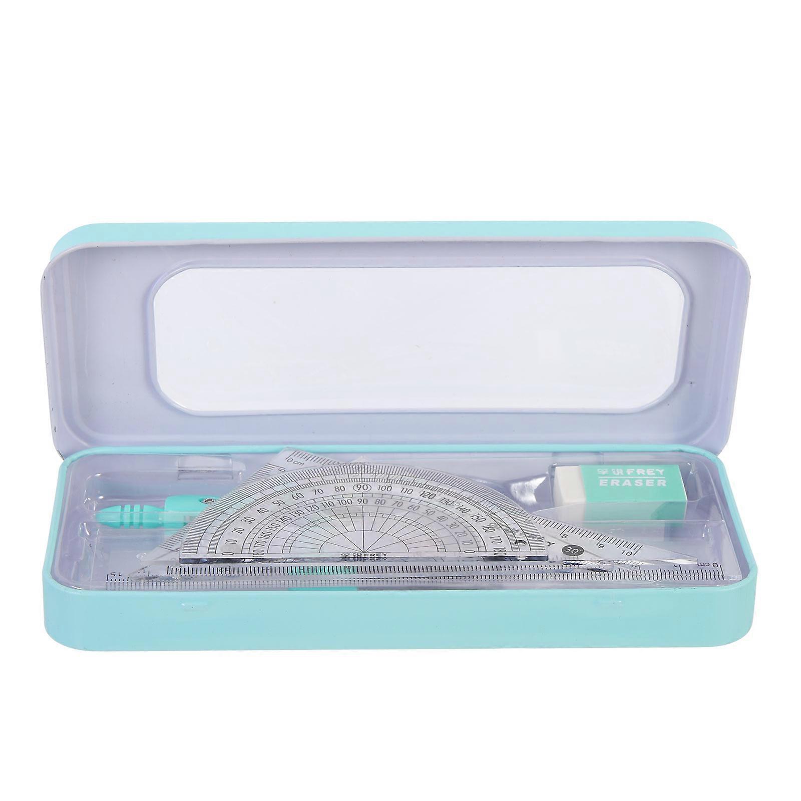 Math Geometry Tools Rotatable Mathematical Geometry Ruler Drafting Tools Drawing Tools For Artists Designers Architects 1 Set