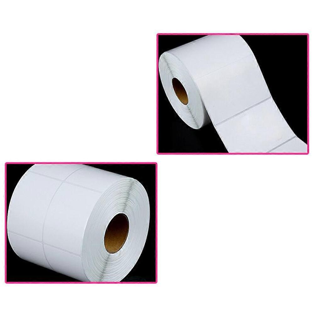 Barcode Label White Printer Tape for Printing 2000Pcs Stickers