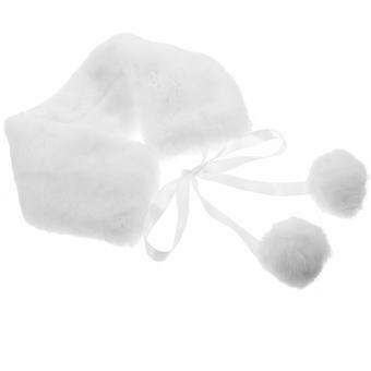 Vrouwen warme sjaal pluche sjaal kraag sjaal vrouwelijke winter sjaal kerstcadeau
