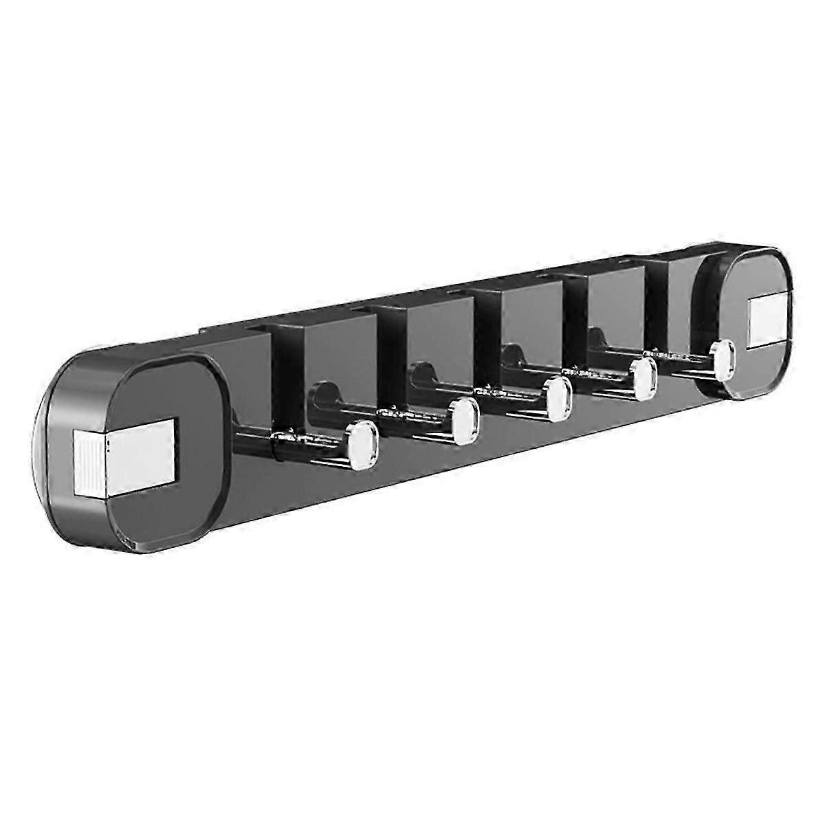 Suction Cup Hook Wall-Mounted Folding Coat Rack Foldable Hooks Space-Saving Hook for Clothes Towels