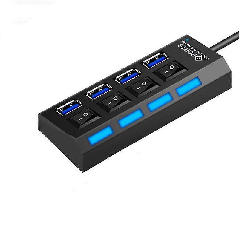 Usb Splitter Multi-fonction Interface Hub Hub Ordinateur portable Multi-usage U Disk Socket Extension Splitter