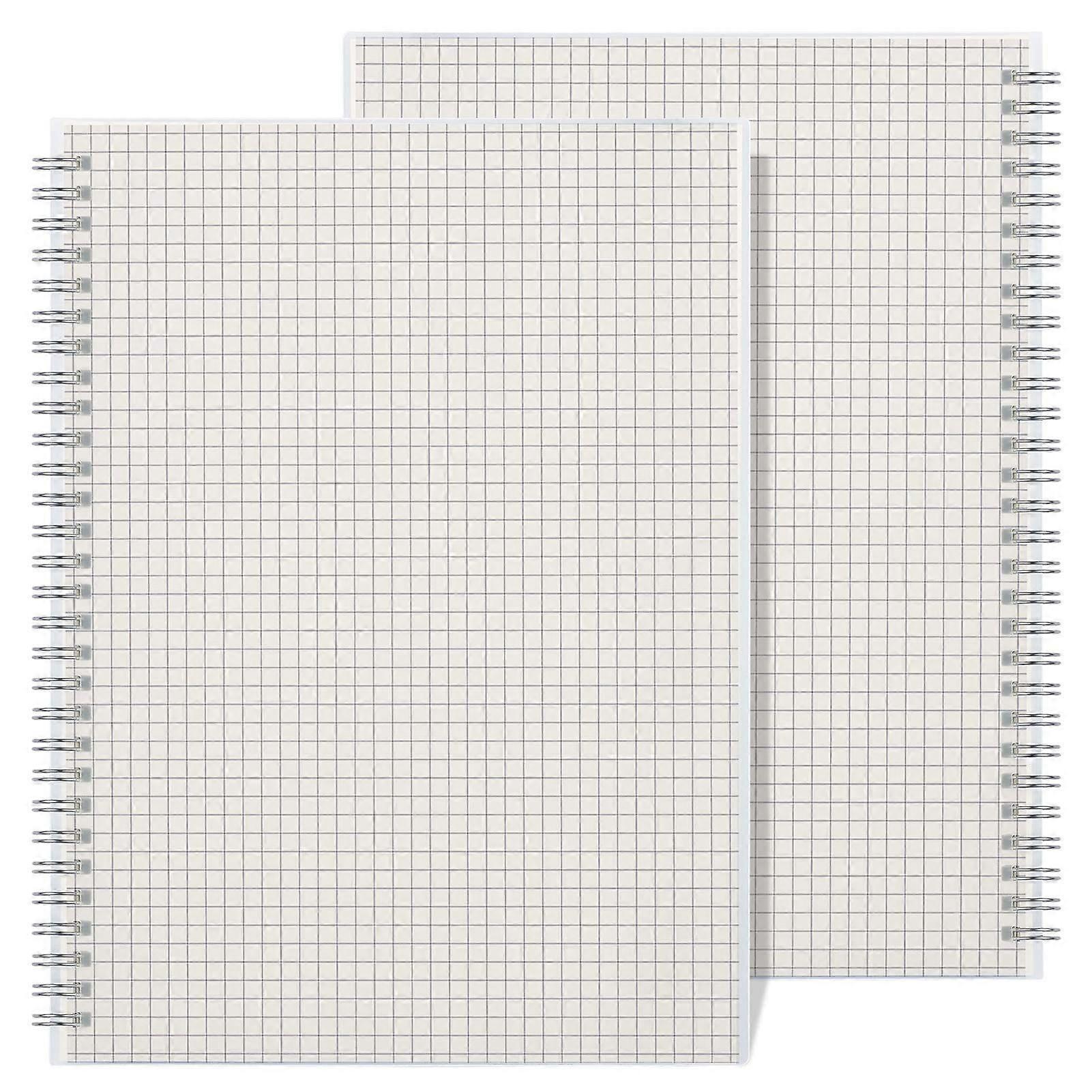 Notebook 2 Pack - B5 Graph Spiral Notebook,Total 320 Pages