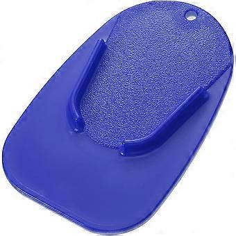 Motorrad Kick Stand Pad Anti Rutsch Matte Fußstütze Stütze Pad Blau1pcs