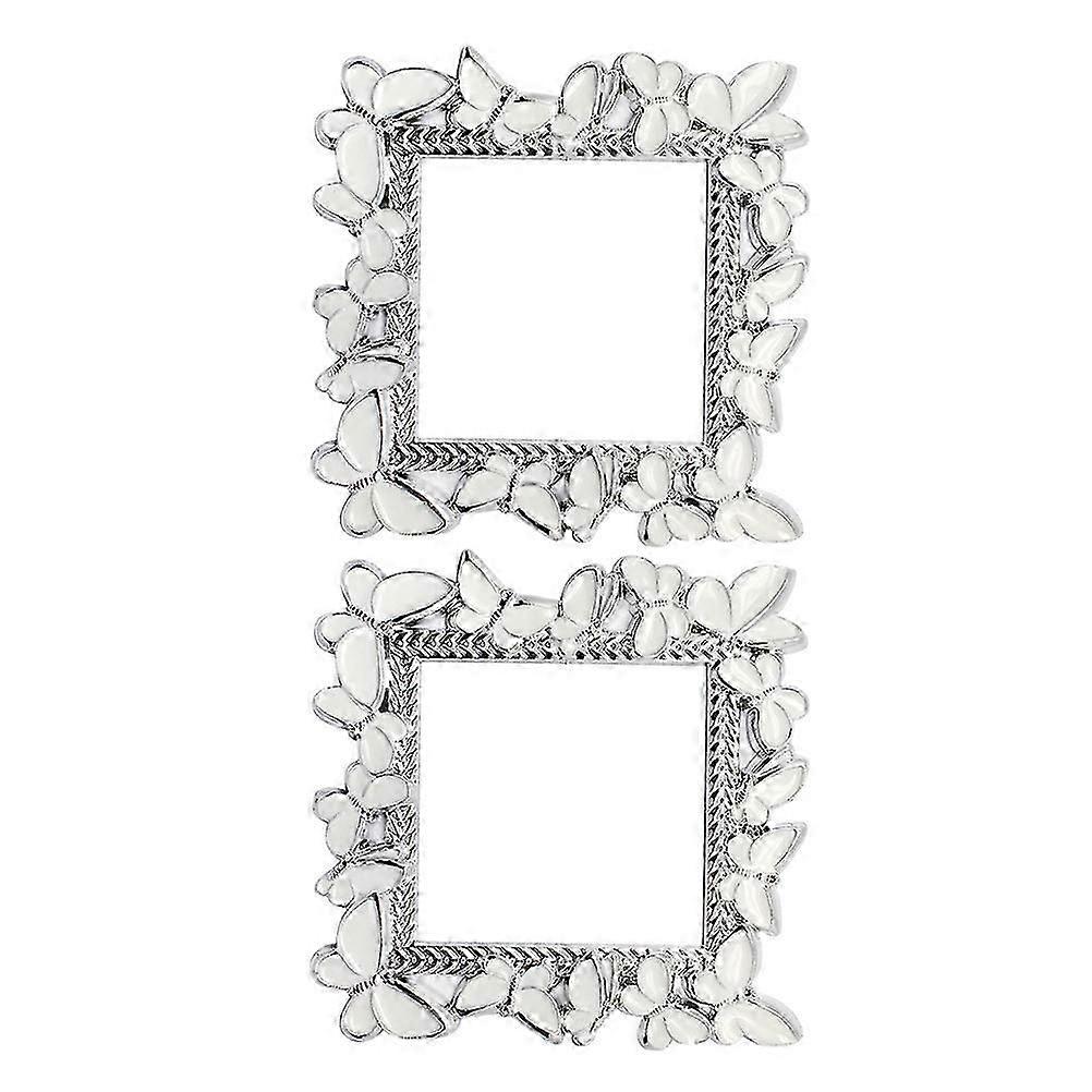 Light Switch Surround Stickers Protective Cover for Switch 2Pcs White
