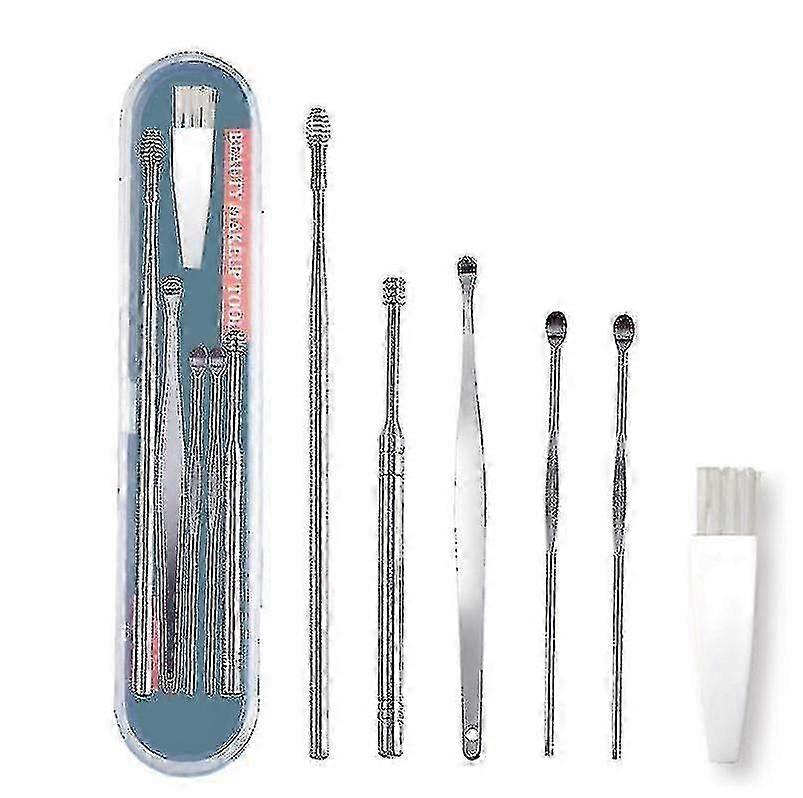 6 Pcs Ear Pick Earwax Removal Kit,  Ear Cleansing Tool Set-rqpl