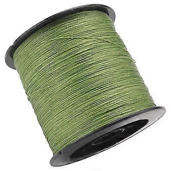 Linha de pesca 500 M 30 LB 0,26 mm PE trançada 4 fios verde
