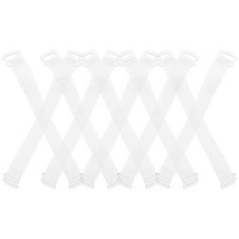 Replacement Straps for High Heel Shoe Anti-Loose Strap 10Pairs Transparent