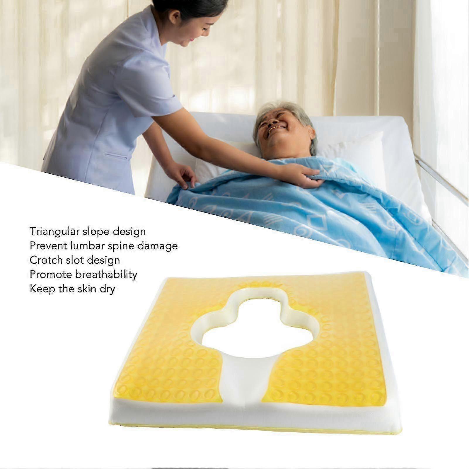 Sitting Pad Yellow Triangular Slope Design T Shaped Nursing Cushion