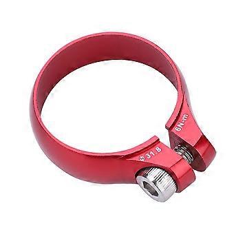 Collier de serrage pour vlo 31,8 mm pour tige de selle 27,2 mm, ultra lger (rouge)