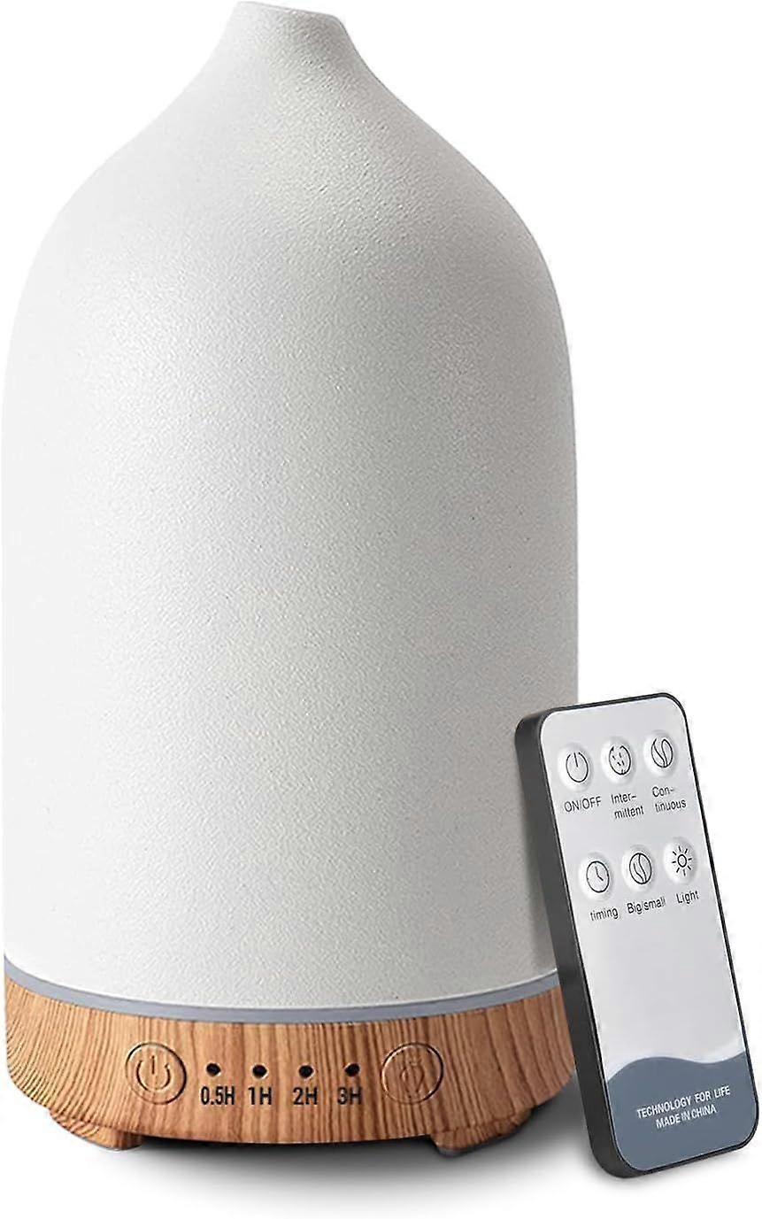 2025 Latest Model  100ml Ceramic Oil Diffuser, Ultrasonic Aromatherapy Diffuser