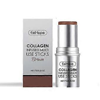 Collagen Makeup Stick kosteuttaa luonnollista moniväristä poskipunapuikkoa