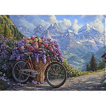 BicycleFlowers Jigsaw Puzzle CYQL-234