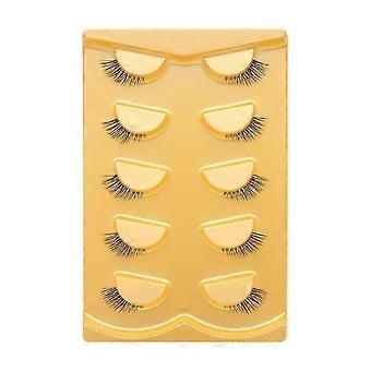 New Half Eyelash Transparent Strap Cat Eyelash Extended Fluffy Mink Eyelash Catyyc