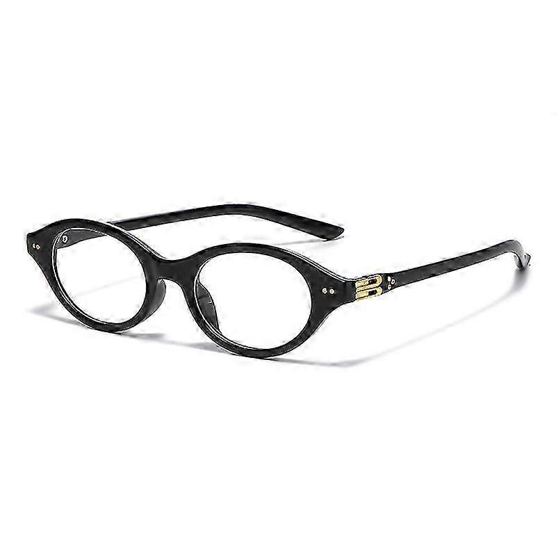 Rhinestone Retro Oval Reading Glasses