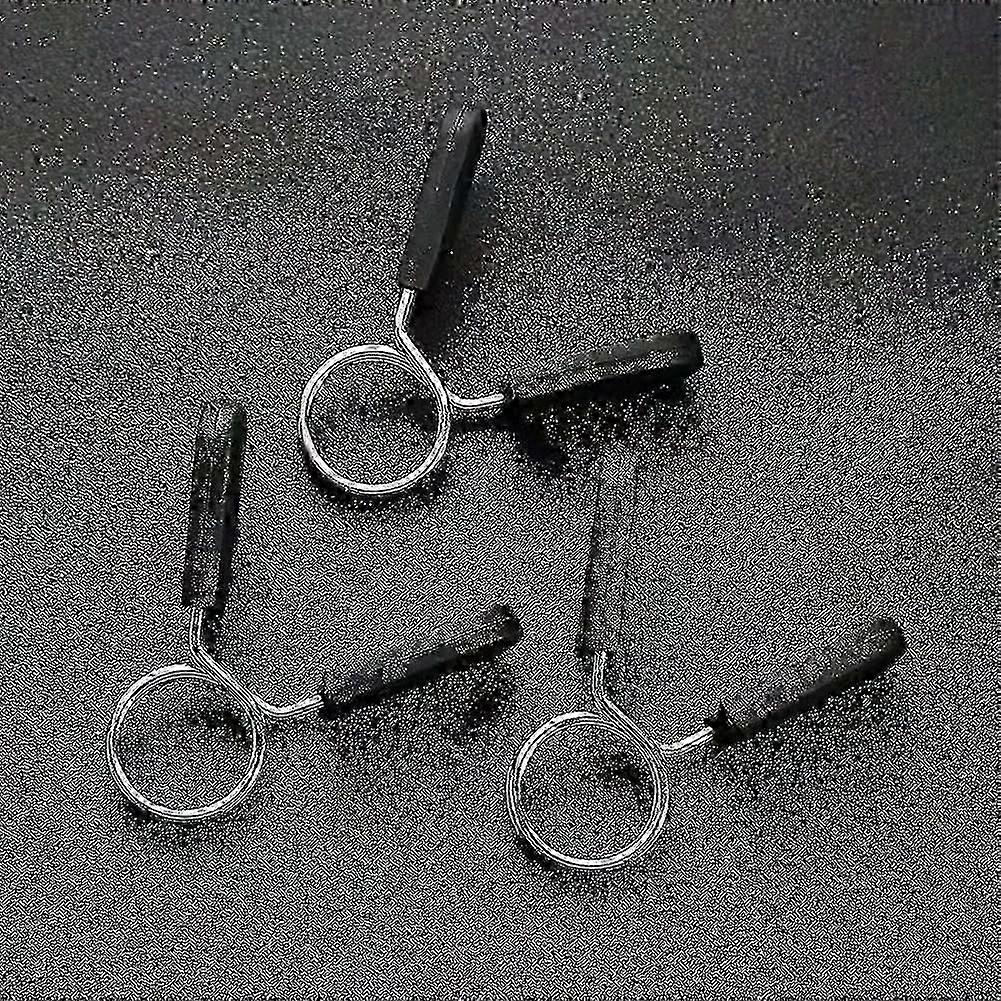 Barbell Spring Clips Chrome Weight Collars