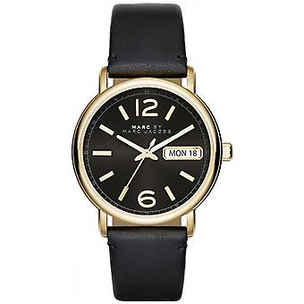 Marc by Marc Jacobs Fergus kvartsi analoginen nainen katsella Cowskin ranne koru MBM1388