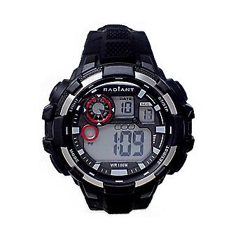 Radiant new crash Digital Quartz Man Watch with RA439602 Silicone Bracelet