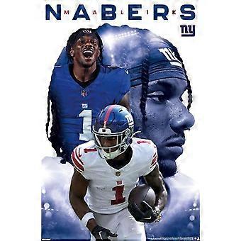 NEW YORK GIANTS - MALIK NABERS 25 Wooden Jigsaw Puzzles UE119