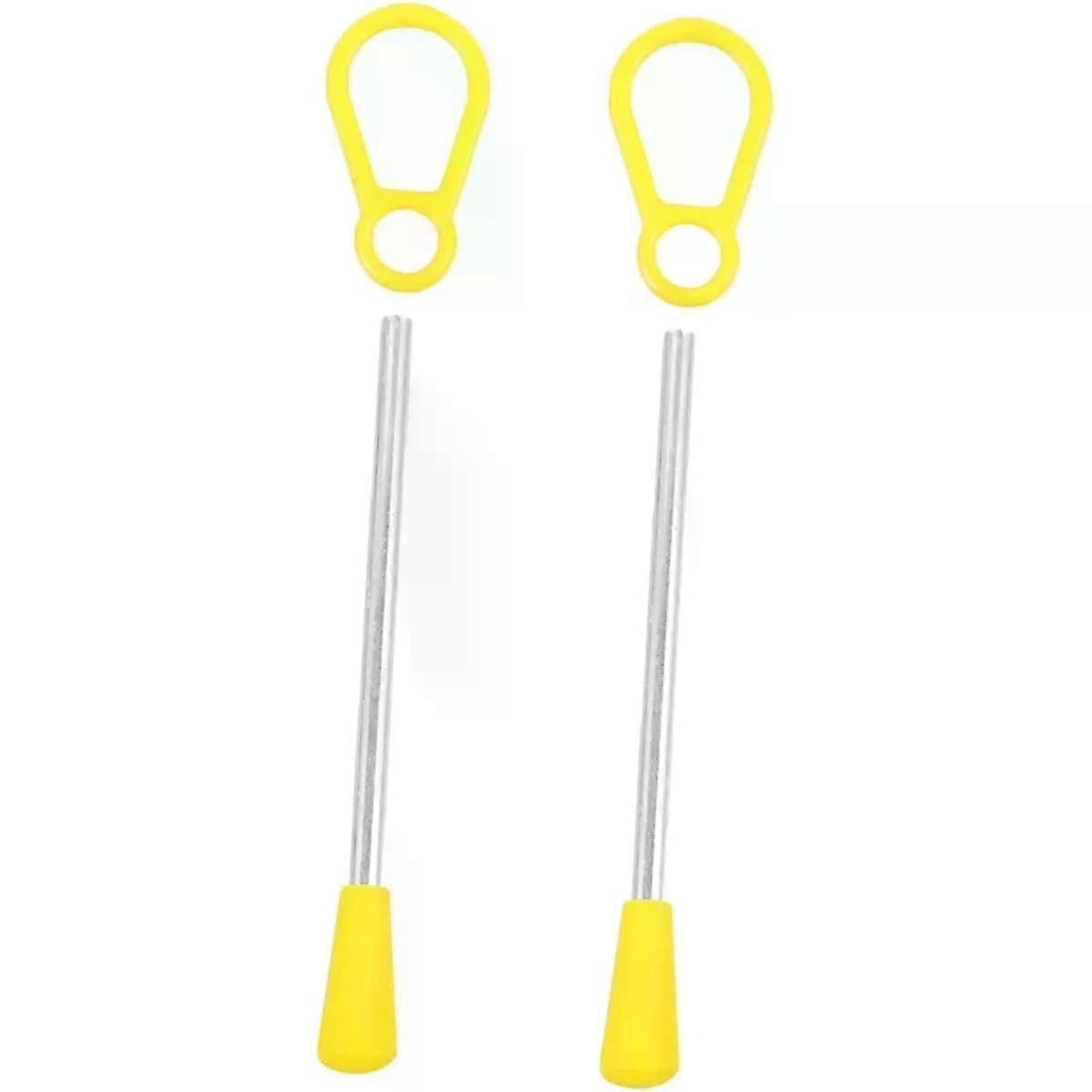 Triangle Iron Mallets 2pcs Plastic Iron Musical Triangle Instrument