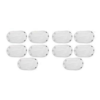 10Pcs Unisex Baby Kids Romper Partner Super Utility Bodysuit Jumpsuit Diaper Romper Lengthen Extend Film(White),26S