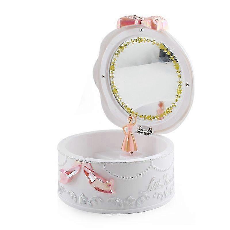 Rotating Dancing Music Box With Mirror