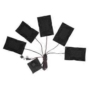 5 in 1 Electric Vest Cloth Heat Pad 3 Gears Temperature Adjustable USB Heating Pad Waterproof