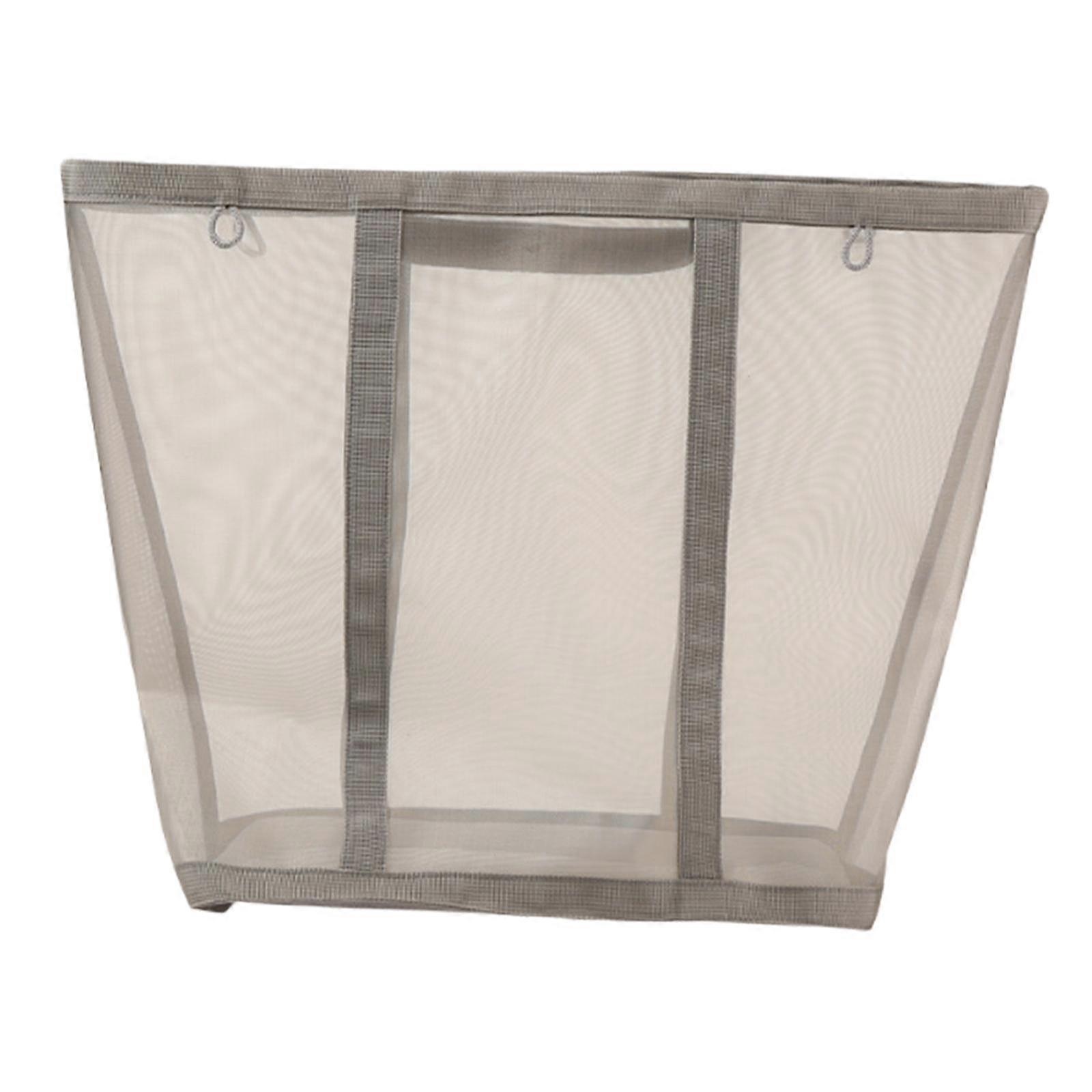 Wall Mount Foldable Mesh Hamper