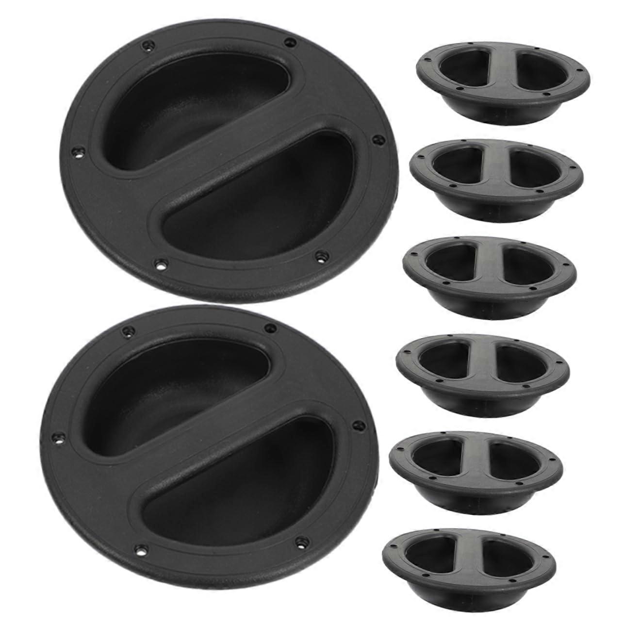8pcs Recessed Speaker Handles Replacement Pulls for Audio Cabinet