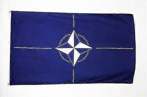 דגל נאט"ו 150x90 ס"מ - דגל נאט"ו 90 X 150 ס"מ - דגלים