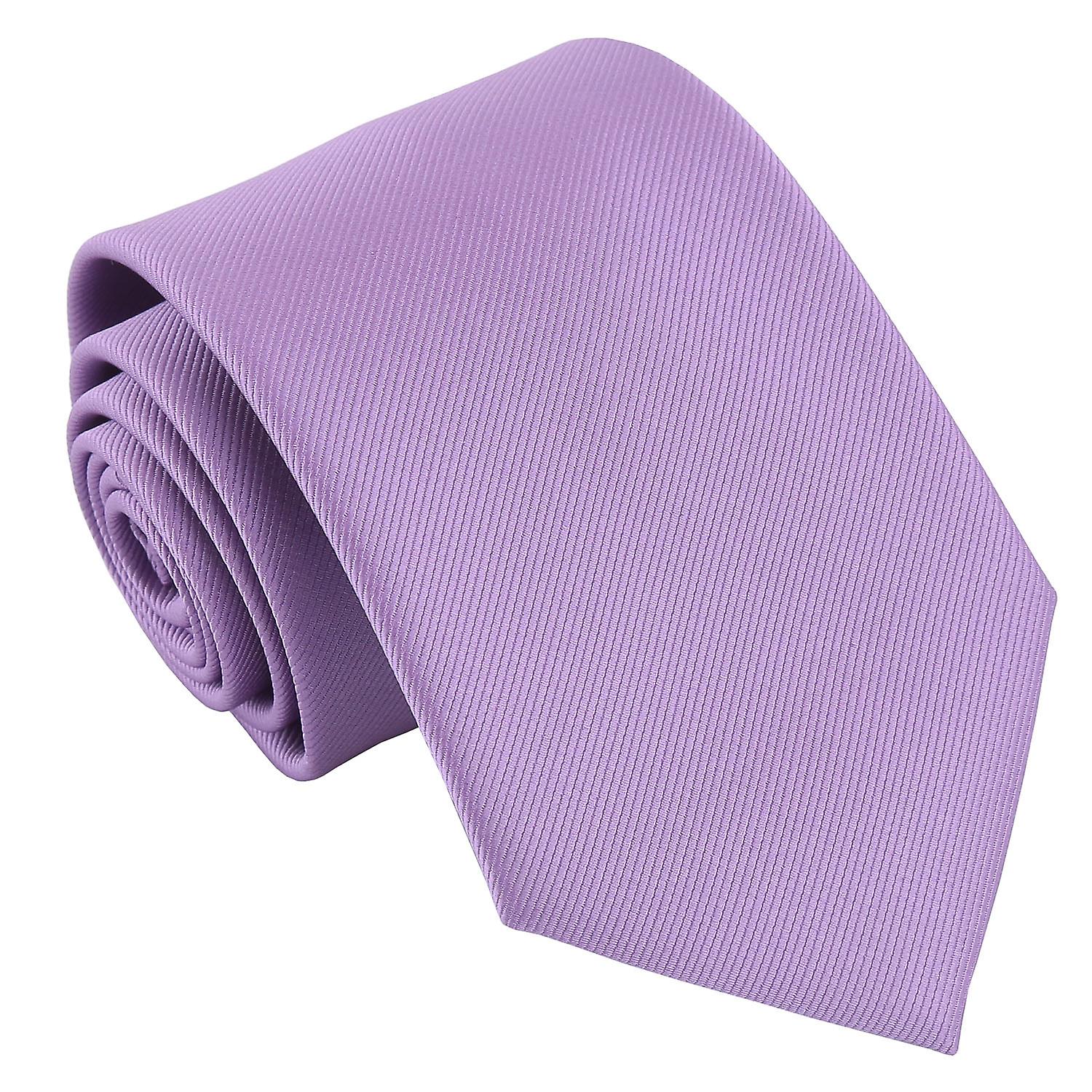 Lilac Plain Twill Tie