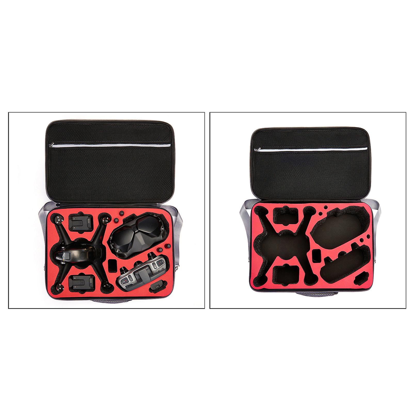 Waterproof Case Box Shoulder Bag Carry Case For Dji Fpv Black Inside