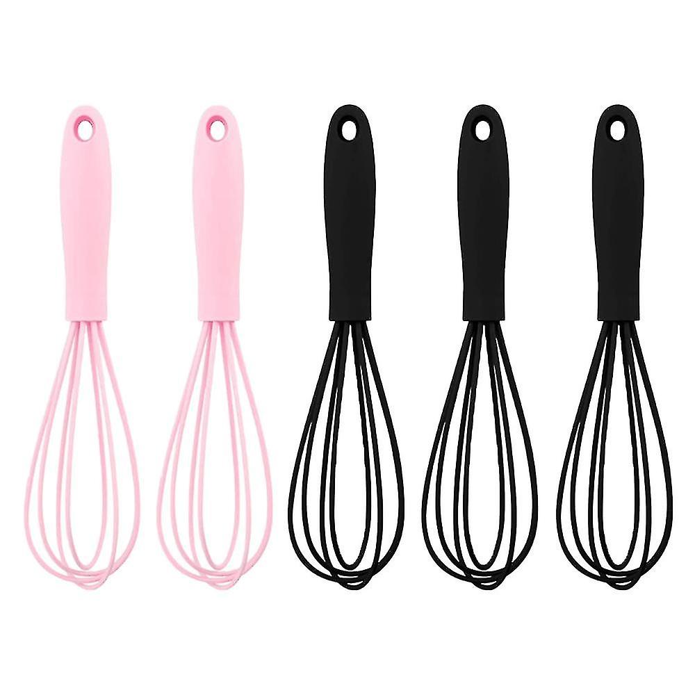 Silicone Whisk,kitchen Tool,5pcs Mini Silicone Whisks For Cooking,high