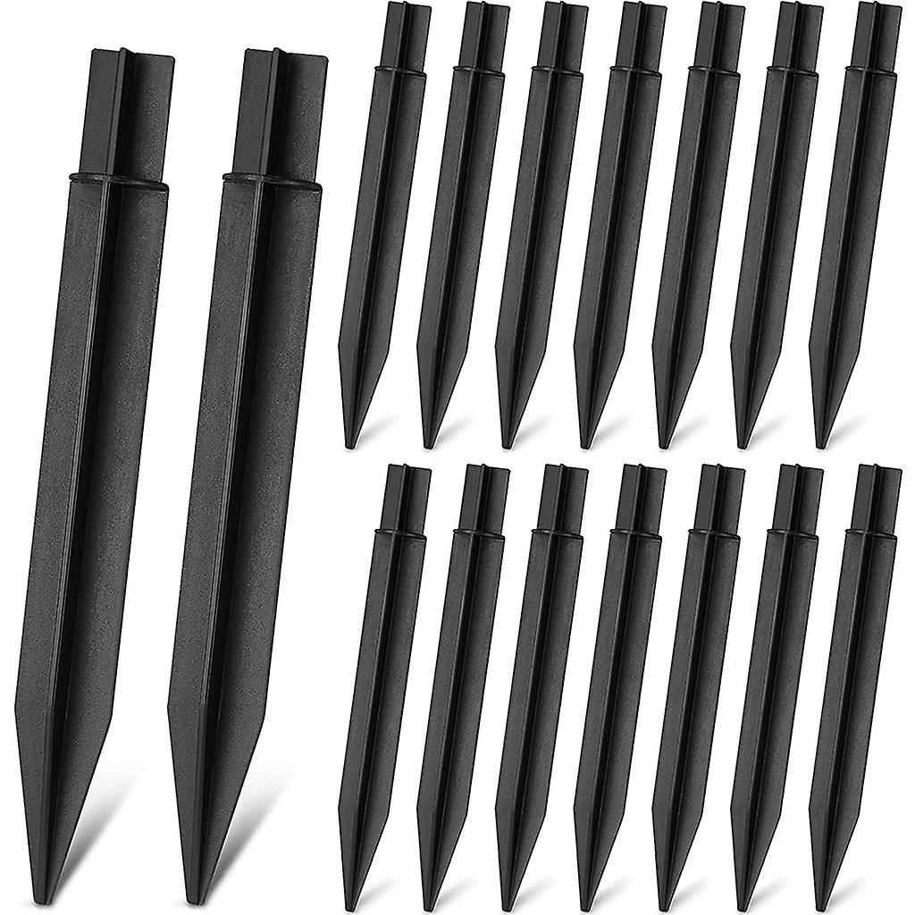 16Pcs Plastic Ground Spikes Stakes Replacement Solar Lights Spikes Pathway