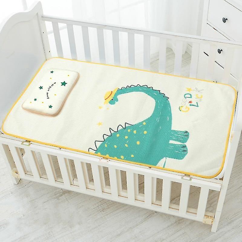 Dinosaur Summer Breathable Sleeping Mattress For Babies Crib