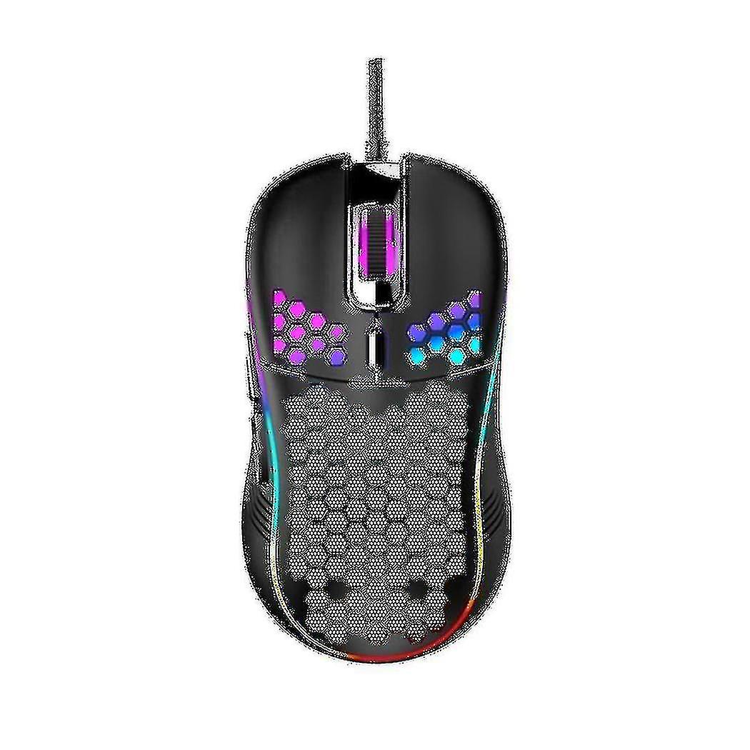 Wired Mechanical Gaming Mouse Usb Luminous Light Mouse 7200dpi Adjustable Optical Mouse For Pc Comp
