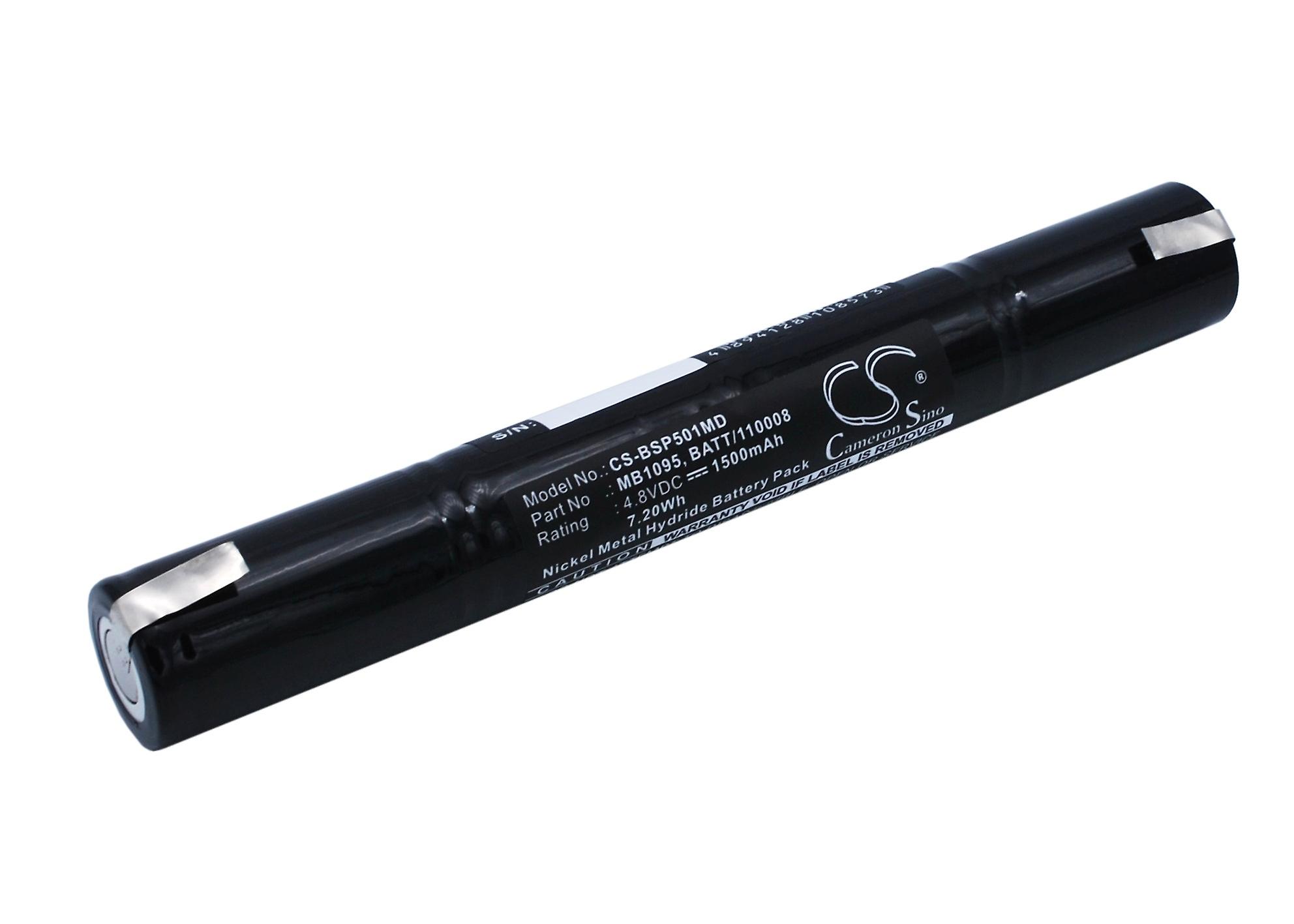 Battery for Bosch Spiro 501 120008 BATT/110008 MB1095 CS-BSP501MD 4.8v 1500mAh