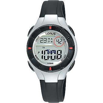 Lorus kids digitaal quartz kinderhorloge met plastic armband R2339PX9